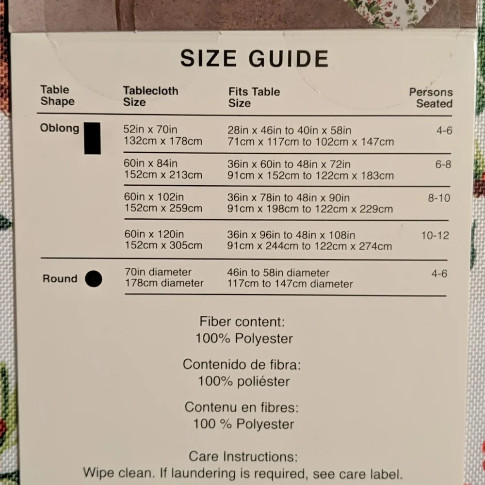 Fiesta,Holiday tablecloth. 60
